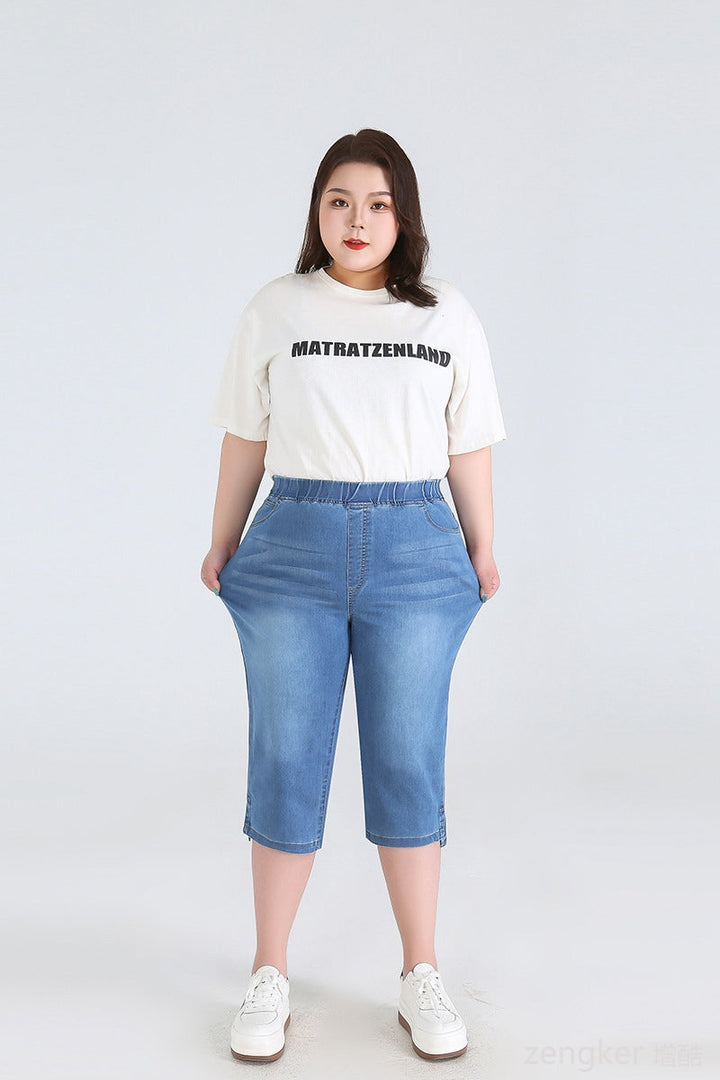Sammy Jackson™ Leah Plus Size Driekwartsbroek | Trendy & Veelzijdig