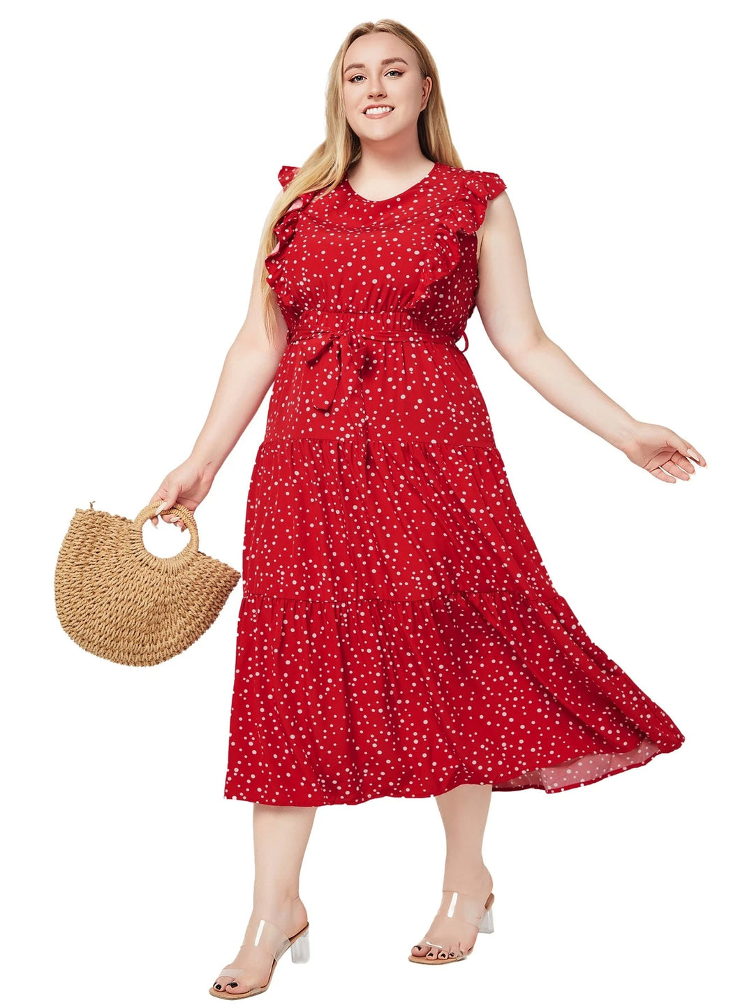 Sammy Jackson™ Danica Plus Size Jurk | Stijlvol & Luchtig