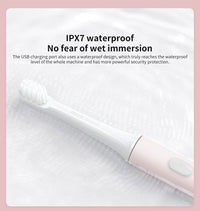 SONIC ELECTRIC TOOTHBRUSH - WATERPROOF AND USB RECHARGEABLE