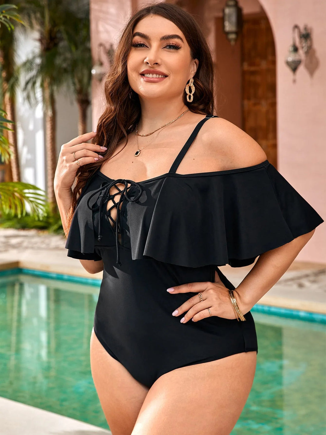 Sammy Jackson™ Amanda kostium kąpielowy plus size | Stylowy i podkreślający sylwetkę