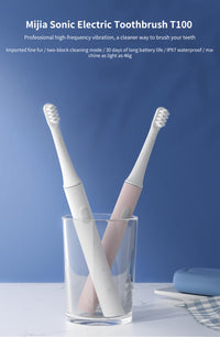SONIC ELECTRIC TOOTHBRUSH - WATERPROOF AND USB RECHARGEABLE