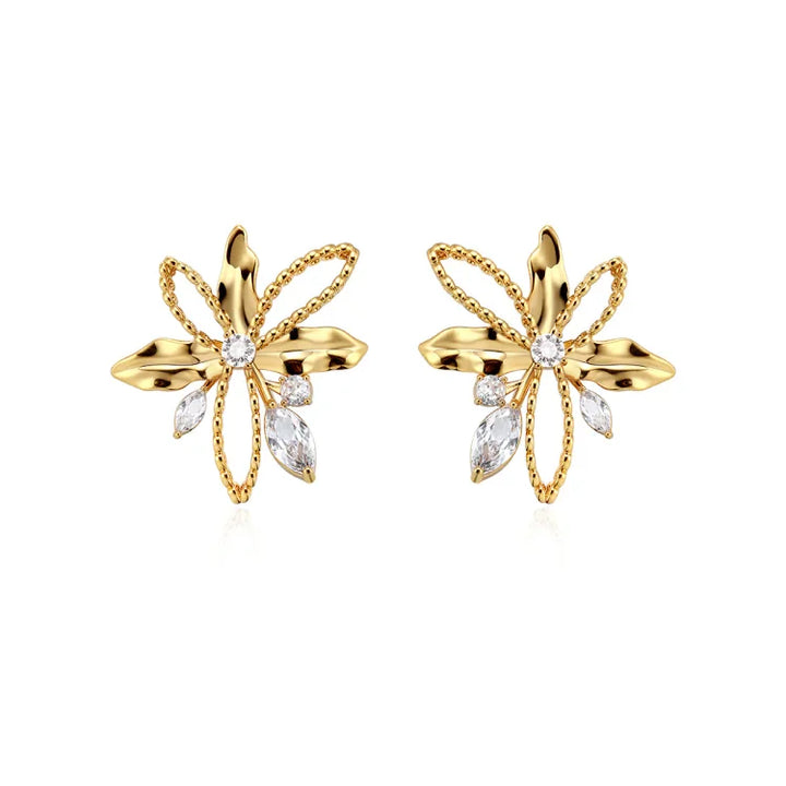 Lily Petal Earrings - Floriana