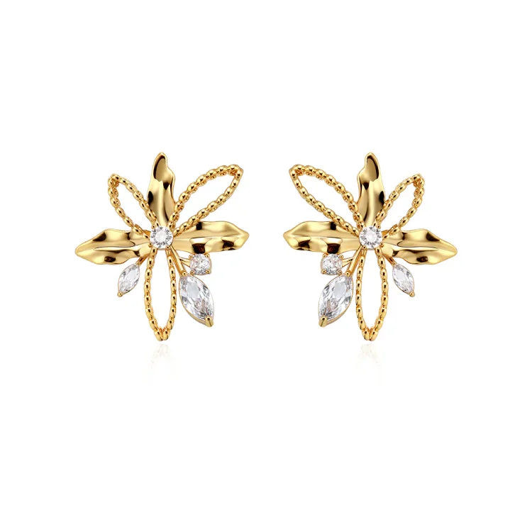 Lily Petal Earrings - Floriana