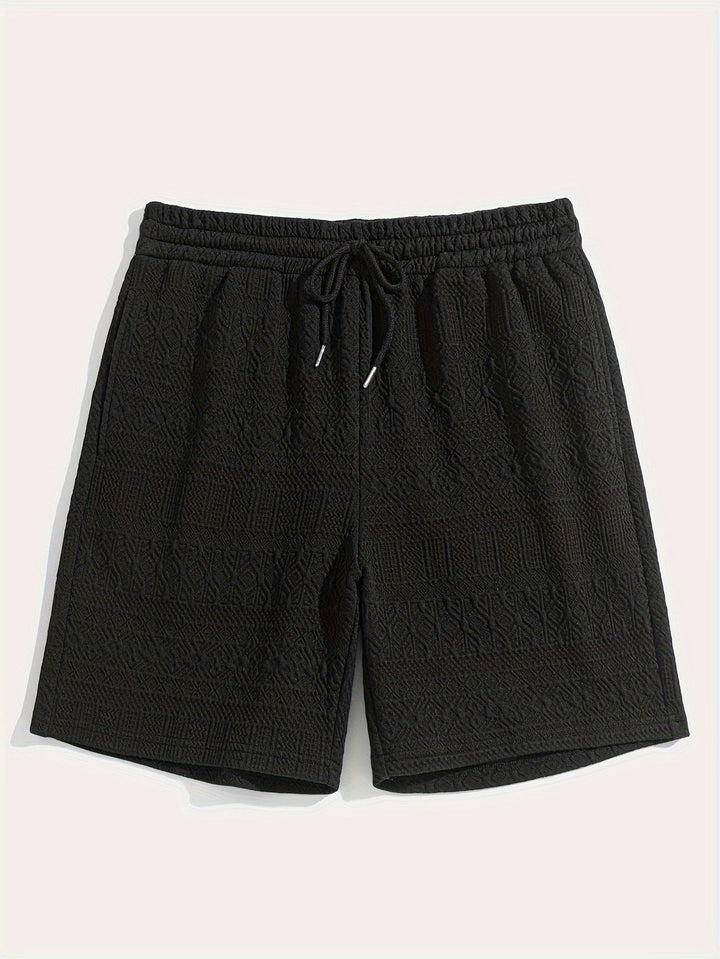 Summer Shorts Men's Basic Look with Drawstring Pocket Comfort - Finn