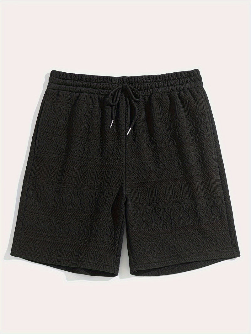 Summer Shorts Men's Basic Look with Drawstring Pocket Comfort - Finn