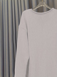 Oversized Dames Trui met V-hals & Patronen – Alenia