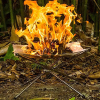 Foldable Campfire Stand - FireFlex