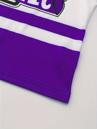 Paarse Cheerleader Set Kind – Sparkzi