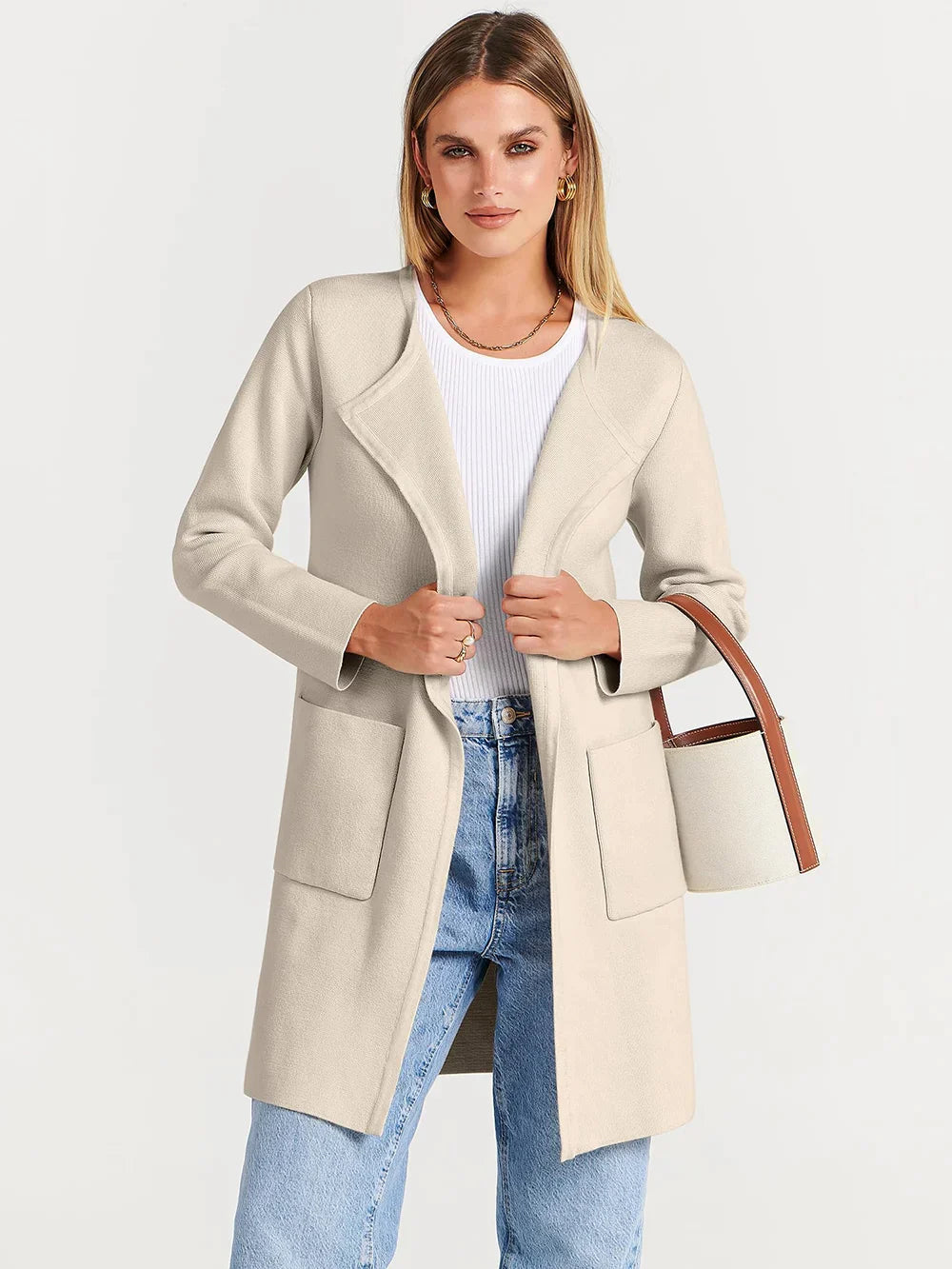 Stylowy damski sweter - Djamila