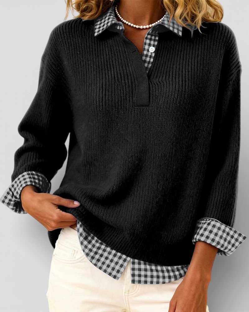 Chic Knit V-Neck Sweater 7
