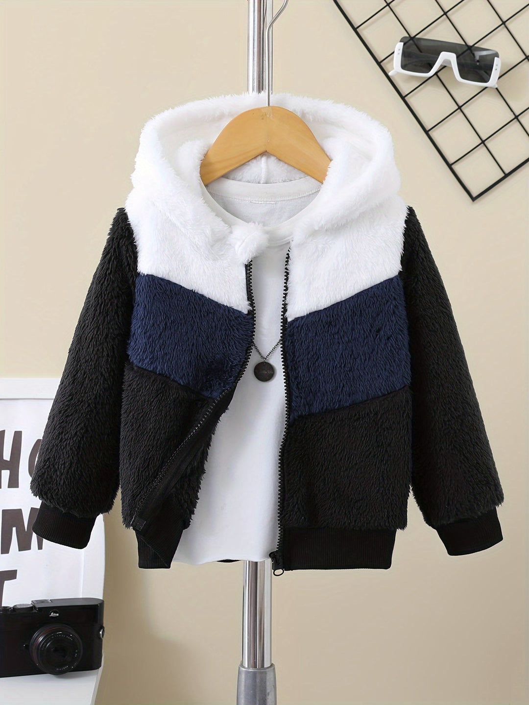 Blijf Warm in Stijl – Zafie Fleece Capuchonjack met Rits voor Kids