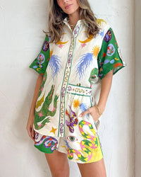 Two-piece summer set for women with color and comfort - Mira