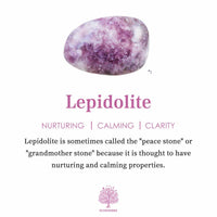 Bransoletka przeciw lękowi z ametystem, lepidolitem i lapis lazuli - Aurora