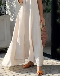 Beach dress with V-neck and airy fit – Krissy