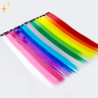 Clip-in Rainbow Hair Extensions – Ruby