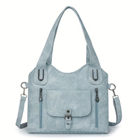 Vintage-Stijl Vegan Leren Schoudertas - Marivelle