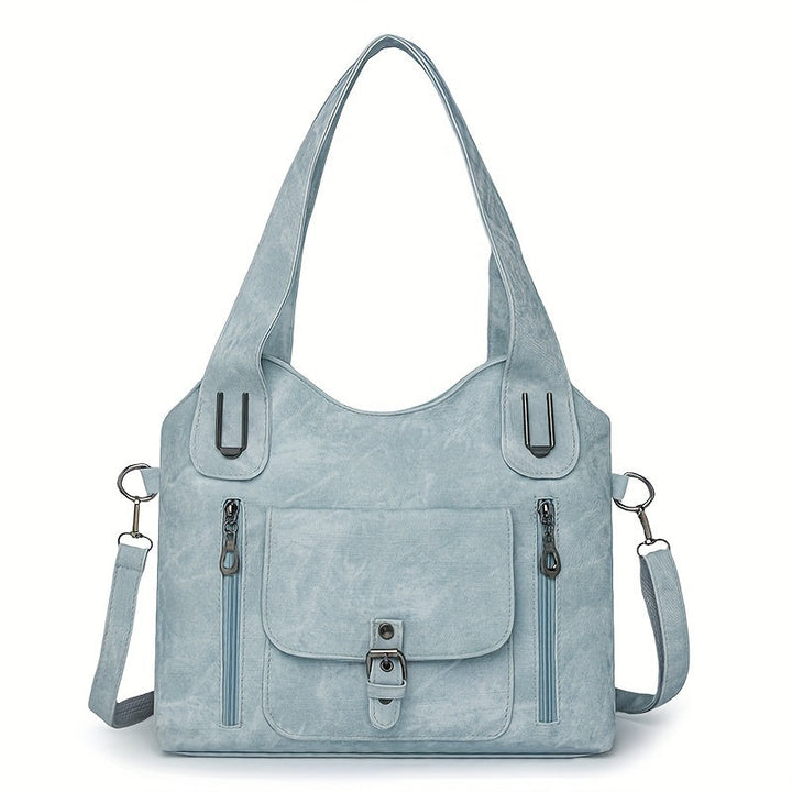 Vintage-Stijl Vegan Leren Schoudertas - Marivelle
