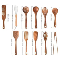 11-Delige Hittebestendige Houten Keukenset - WoodChef