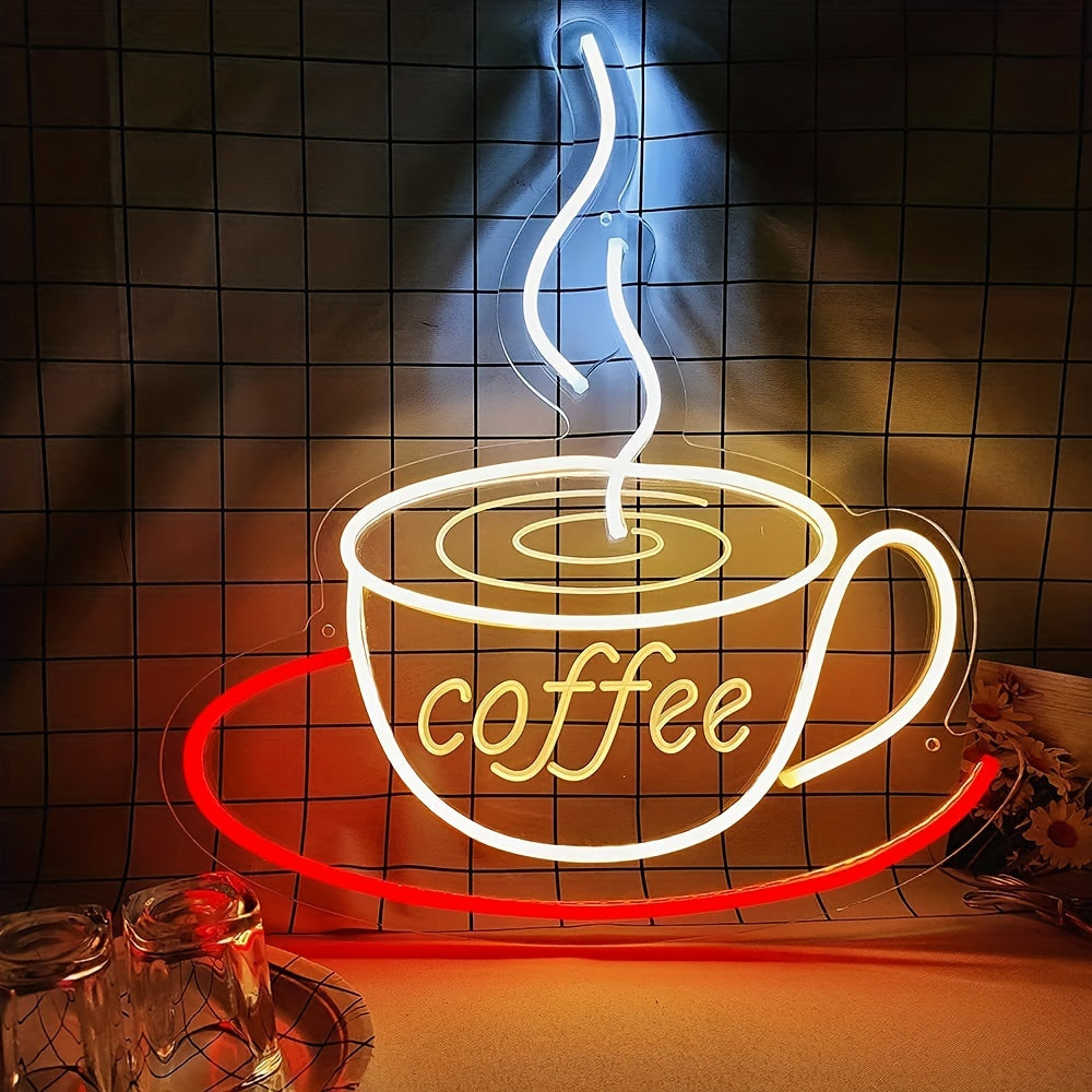Neon Coffee Lamp for Wall Decoration - Nina