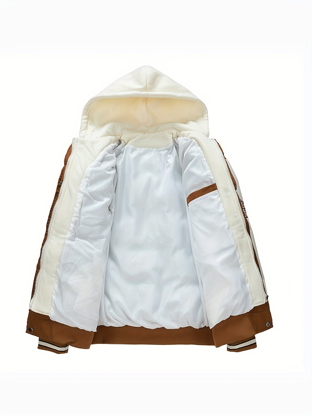 Warm Men's Puffer Jacket with Hood - Emmett