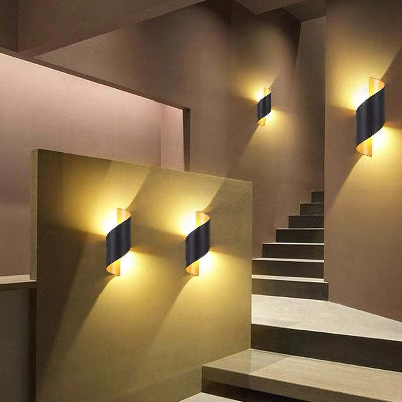 Modern Spiral LED Wall Lamp - TwistLight