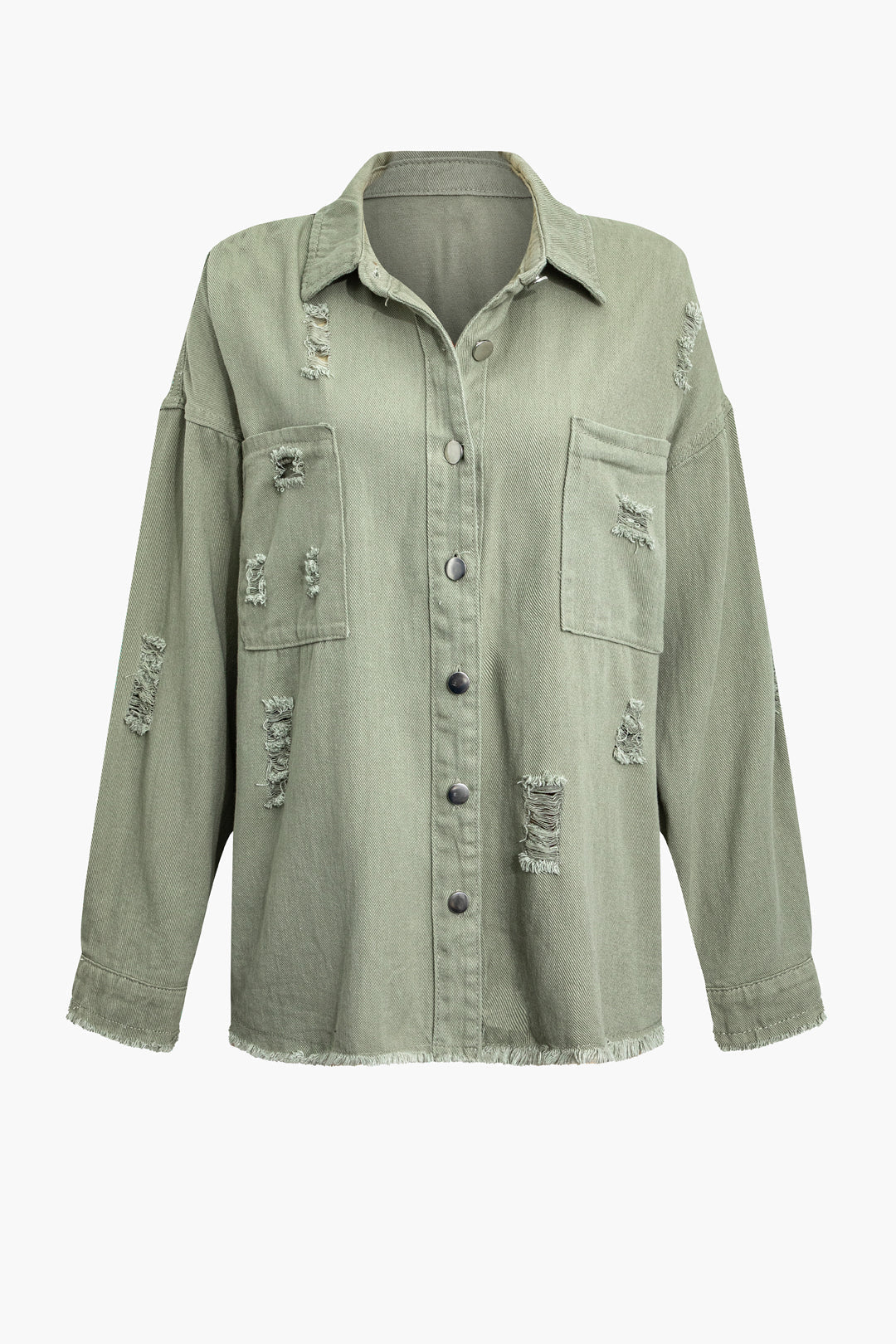 Women's Denim Jacket with Character – Leona