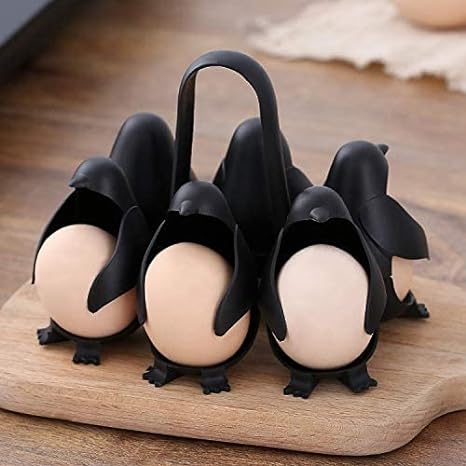 3-in-1 Egg Cooker with Cute Design - EggPenguin
