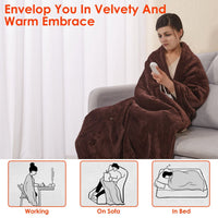 Electric Heated Flannel Blanket - CozyHeat