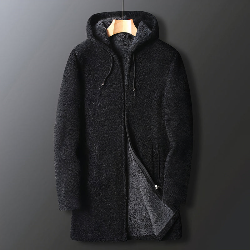 Warme Heren Fleecejas Met Capuchon – Marcus