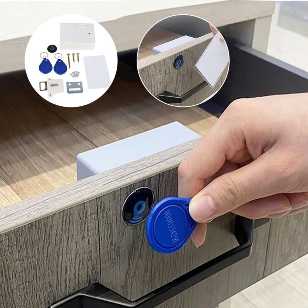 Electronic Drawer Lock with Invisible Sensor Control - Vaultin