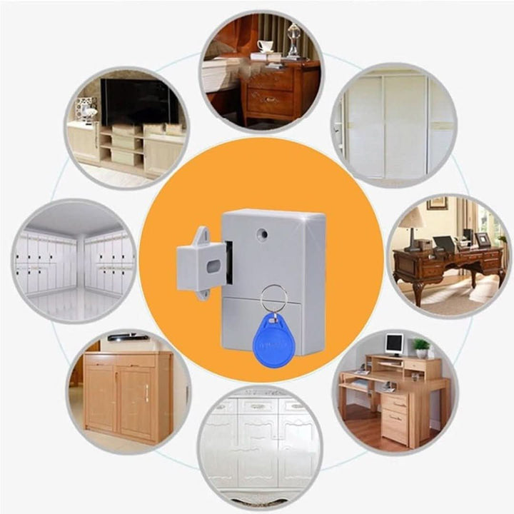 Electronic Drawer Lock with Invisible Sensor Control - Vaultin