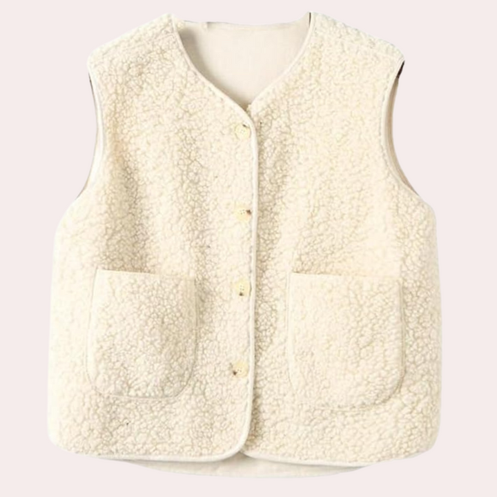 Casual Buttoned Women's Bodywarmer - Noa