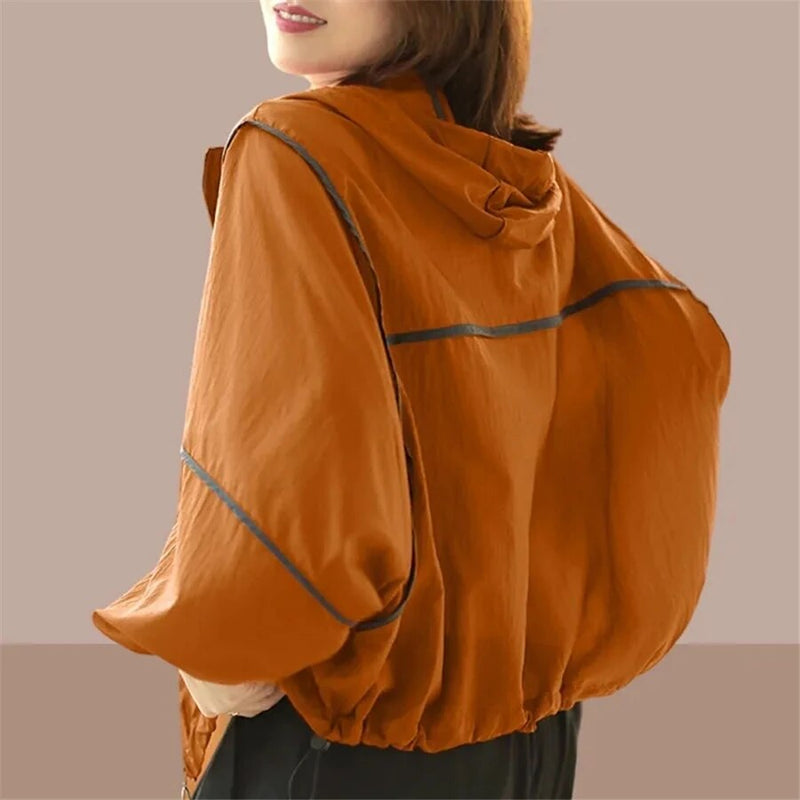 Luchtige Dames Zomer Hoodie Jas met Oversized Pasvorm – Zoë