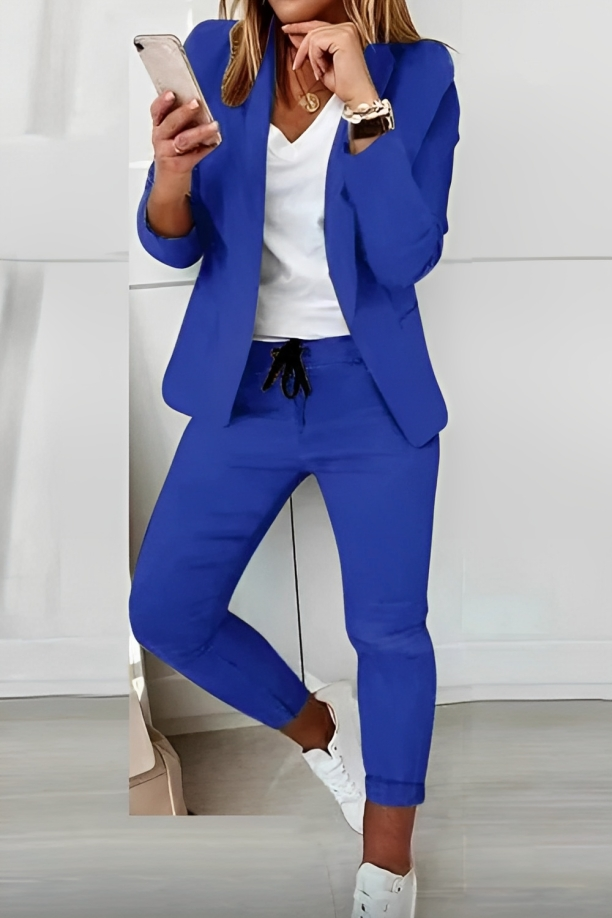 Tweedelige Dames Blazer Set – Alina