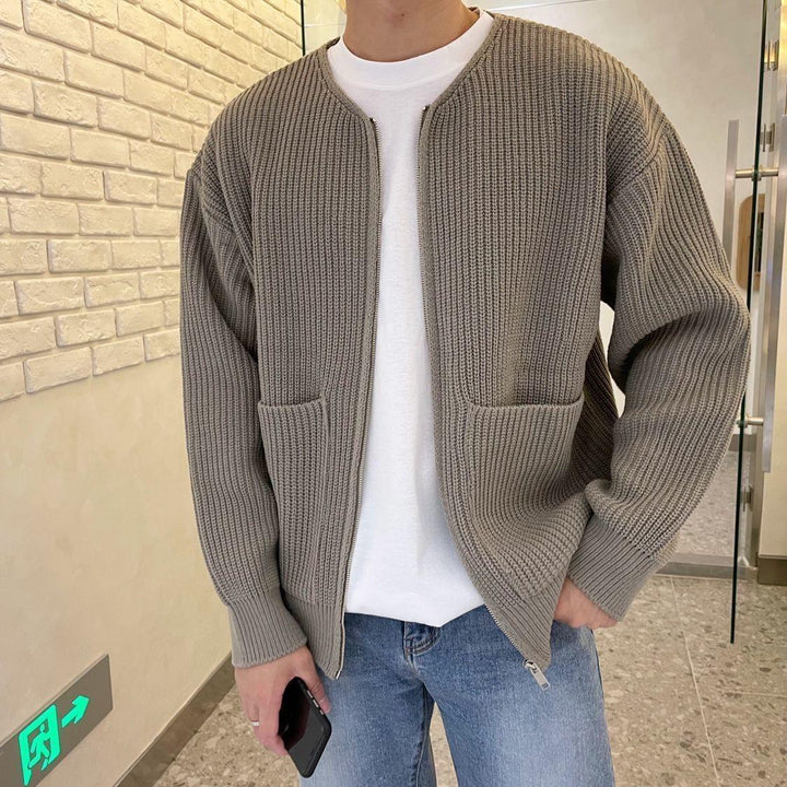 Heren Cardigan met moderne pasvorm – Conner