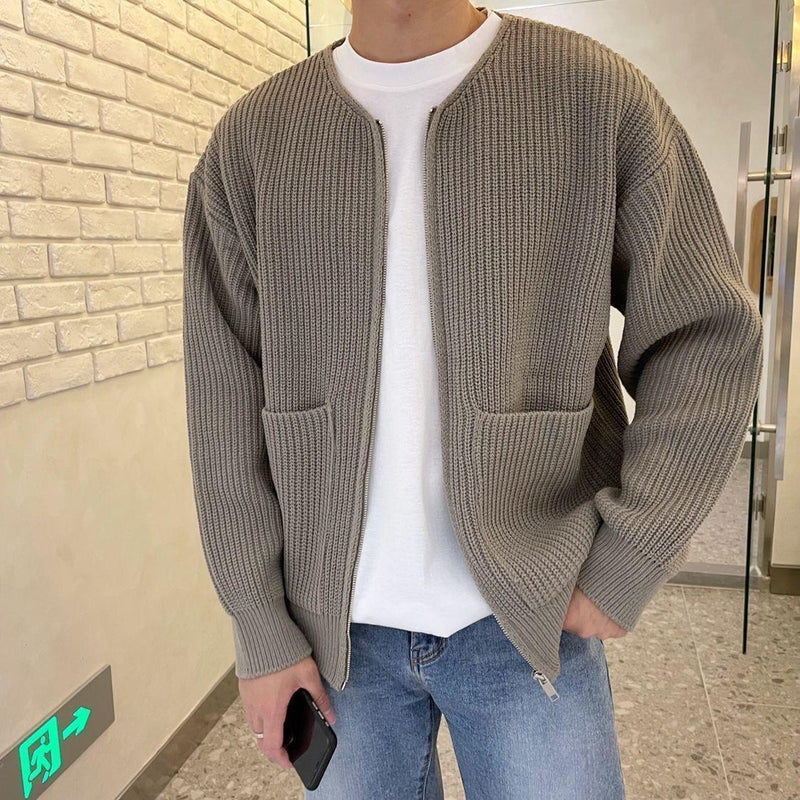 Heren Cardigan met moderne pasvorm – Conner