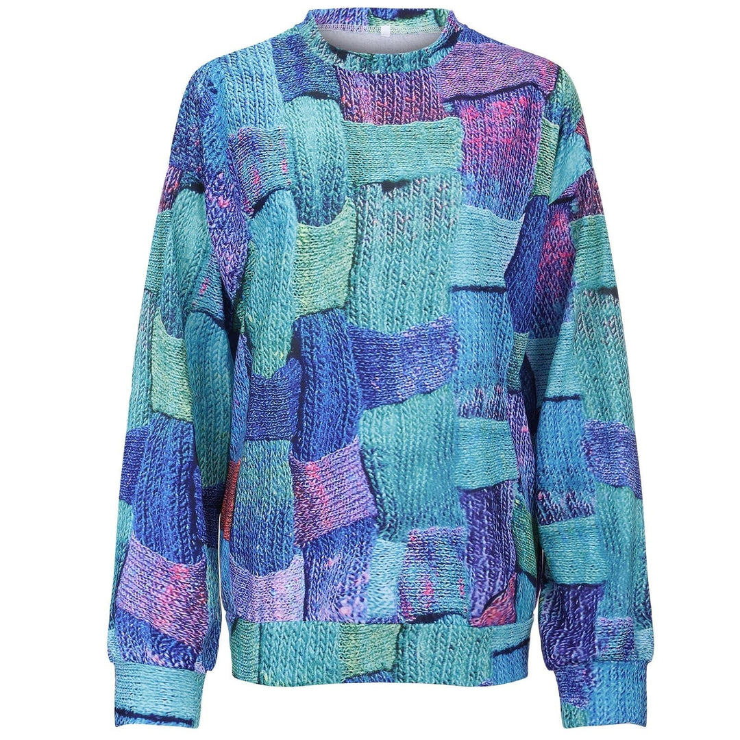 Kleurrijk Sweatshirt met Uniek Design - Vivelle