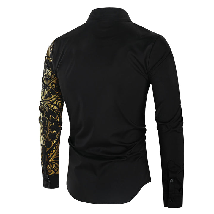 Men's Shirt with Gold Details – Darius