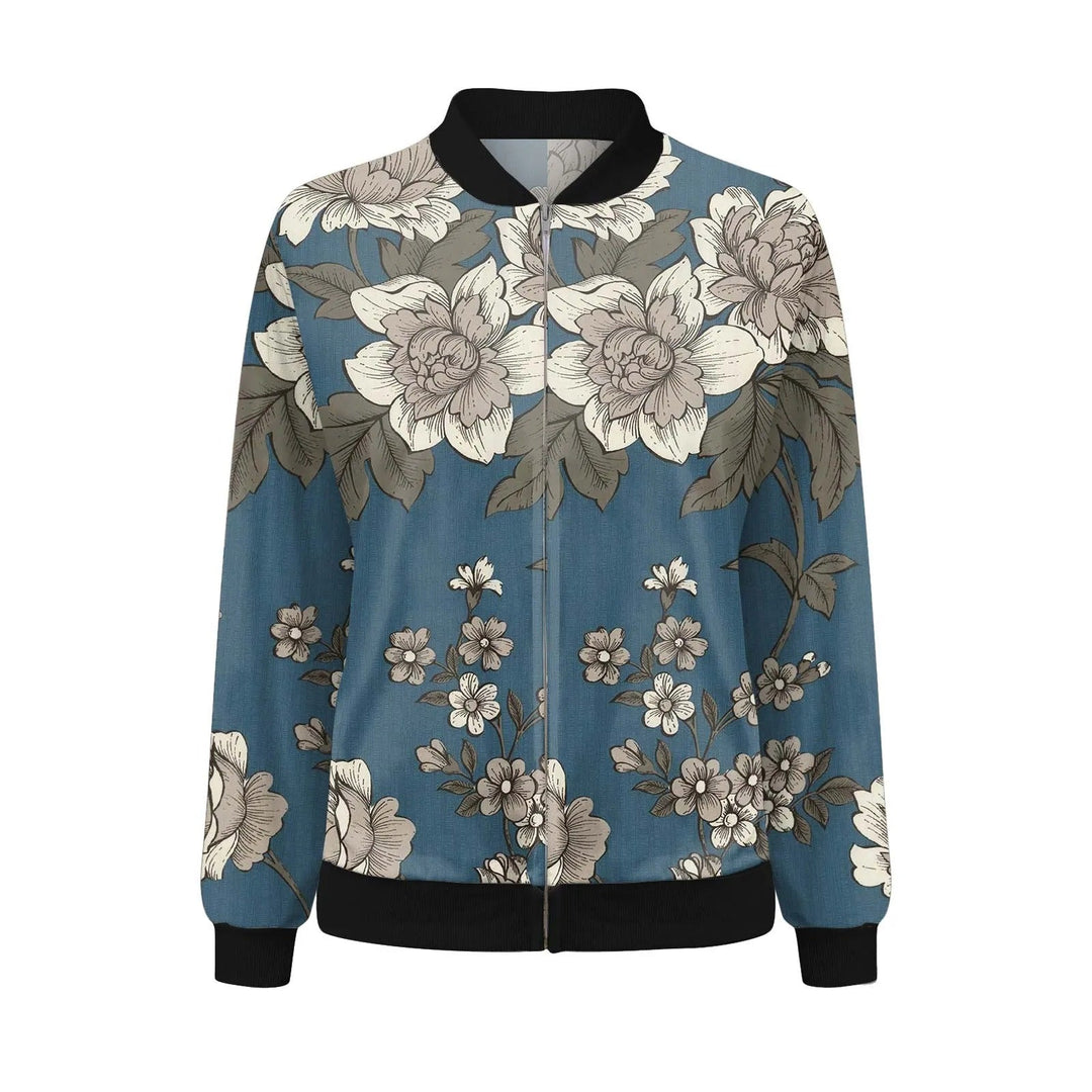Dames Zomerjas met Fijne Bloemenprint – Fiora
