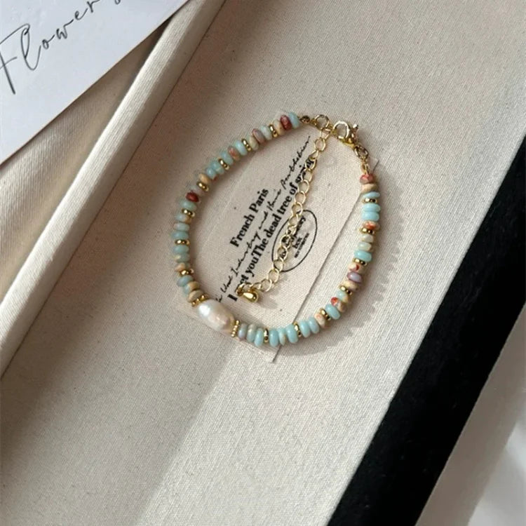 Colorful Natural Stone Jewelry Set - Elena
