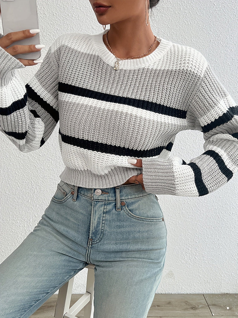 Comfortable and Stylish Knitted Sweater - Sienna