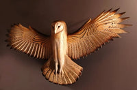 Houten Wanddecoratie – Uil “Majestic”