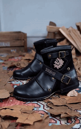 Luxury Men's Boots with Retro Charm - Elliot