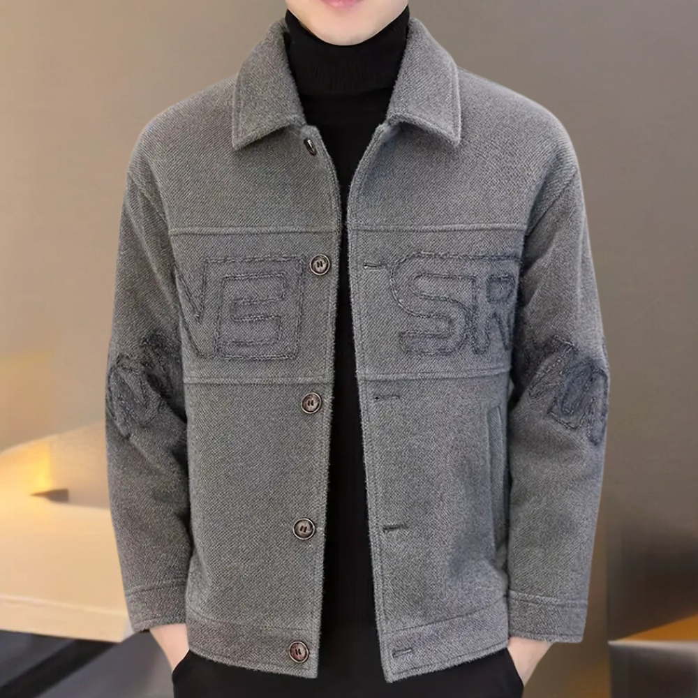 Luxury Men's Coat with Timeless Elegance - Bastien