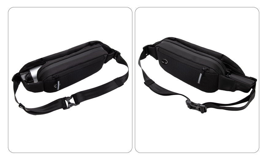 Waterdichte Multi-Vak Heuptas – Handsfree Reis- en Sporttas