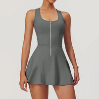 Seamless comfortable sports dress with built-in bra - Nele