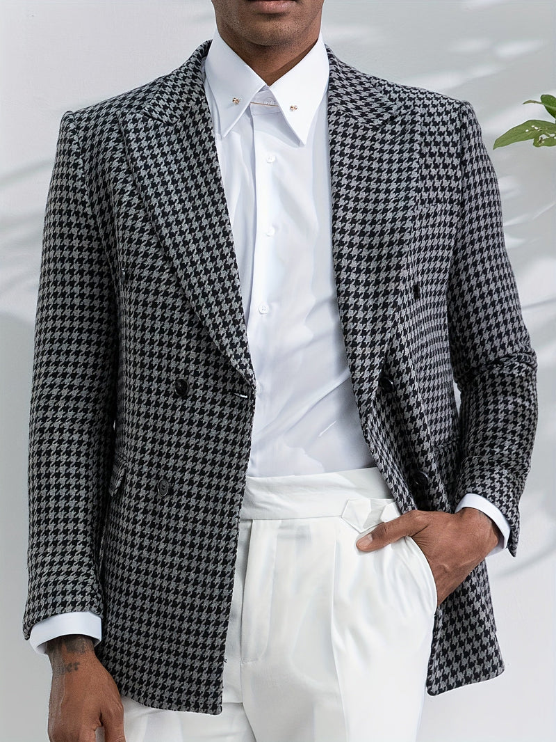 Stylish Checked Men's Blazer - Oliver