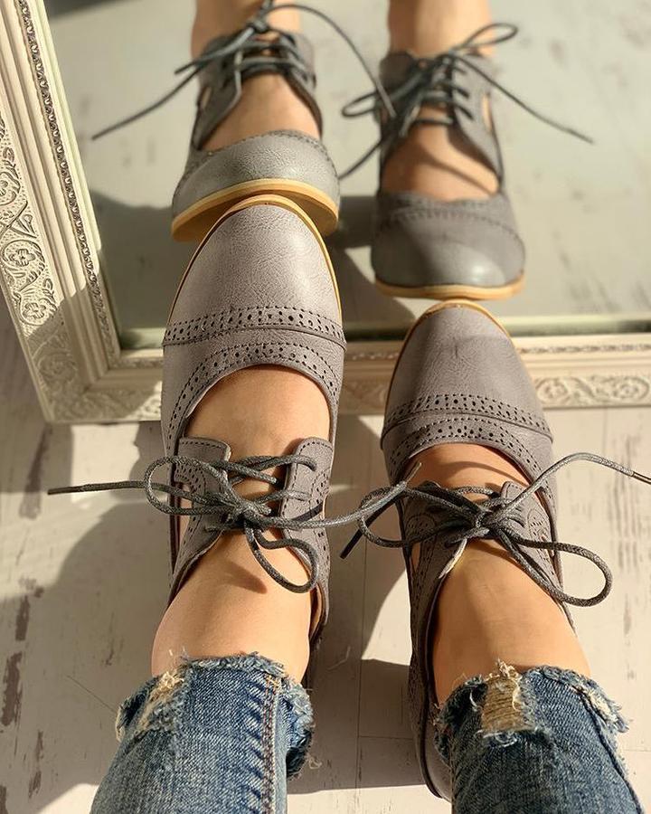 Ortodontyczne buty vintage - Lucia