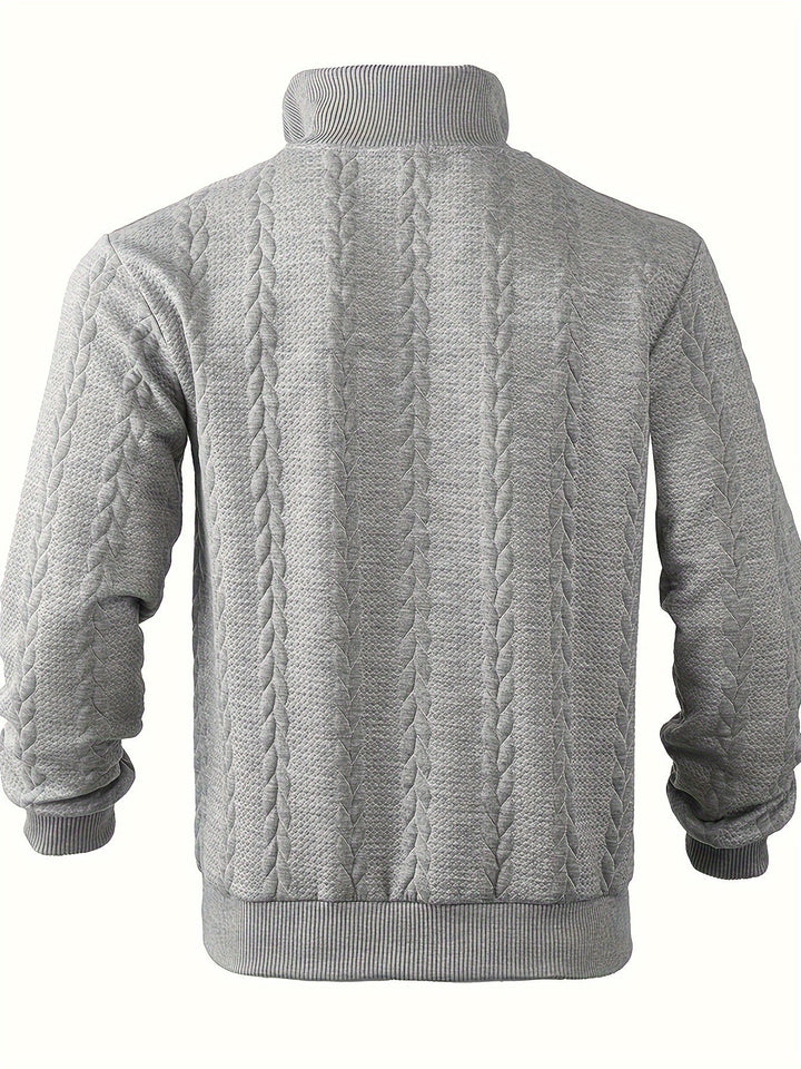 Vintage Men's Zip-Up Sweater - Victor