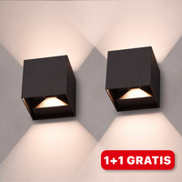 Stylish LED Cube Wall Lamp - LumiCube